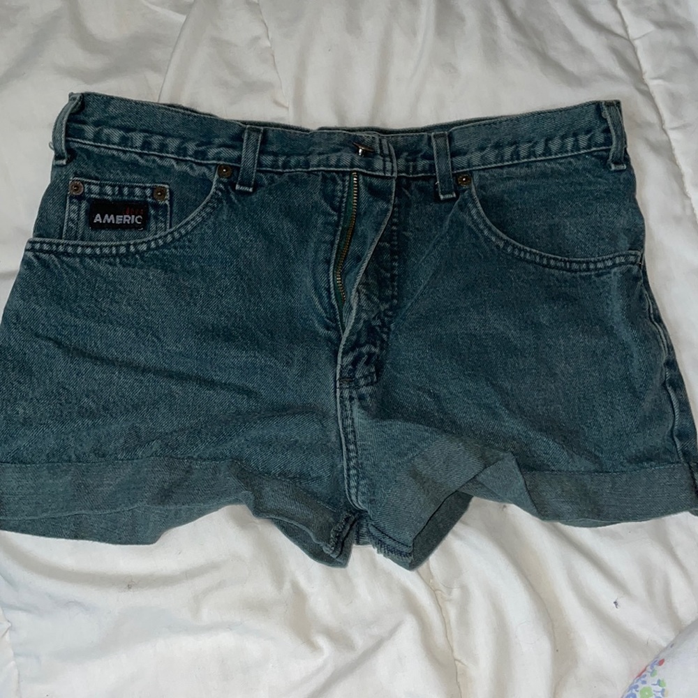 Denim High-Rise Blue Jean Shorts